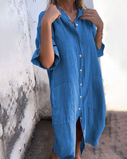 Valerie Boho Shirt Dress for Women - Lightweight & Versatile