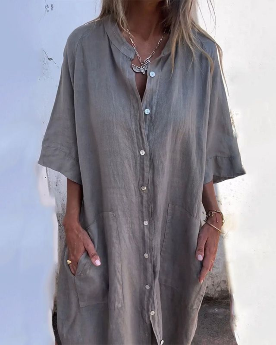 Valerie Boho Shirt Dress for Women - Lightweight & Versatile