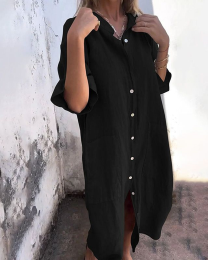 Valerie Boho Shirt Dress for Women - Lightweight & Versatile