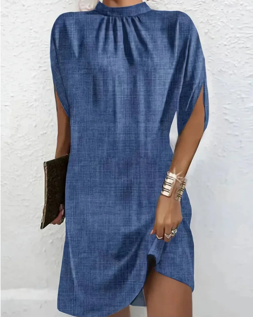 Batwing Sleeve Mini Dress for Women Evening Wear